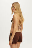 Maya Knit Relaxed Short, BROWN EMBER / MELLOW YELLOW STRIPE - example image 3
