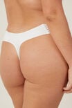 Party Pants Seamless Thong Brief, CREAM - alternate image 2