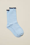 Slouch Bed Sock, EIFFEL SKY BLUE MARLE - alternate image 1
