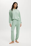 Super Soft Asia Fit Relaxed Slim Pant, WASHED MINT - alternate image 1