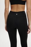 Calça - Ultra Soft Split Straight Leg, BLACK - vista alternativa 4