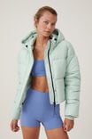 The Mother Puffer Jacket, OASIS GREEN - alternate image 1