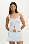 Cotton Soft Relaxed Lace Short, VIOLET BLUE - example image 4