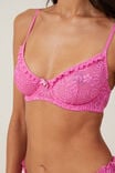 Butterfly Lace Underwire Bra, CUPIDS KISS - alternate image 2