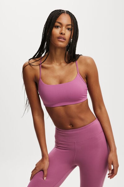 Workout Yoga Crop, RED VIOLET