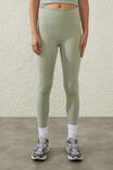 Ultra Soft Shaped Full Length Tight- Asia Fit, GREEN CLOUD - alternate image 4