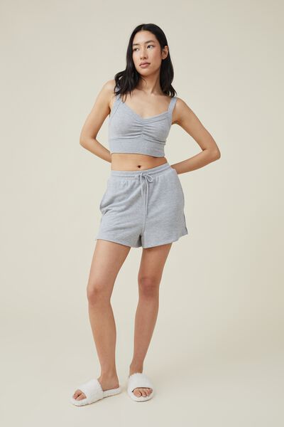Super Soft Relaxed Short, SOFT GREY MARLE