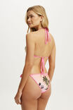Scoop Neck Halter Bikini Top, TAHITI TOILE PINK SHIMMER - example image 3