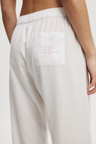 Personalised Boyfriend Boxer Pant, TEXTURED WHITE BOWS