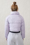 The Mother Puffer Cropped Jacket, LILAC LIGHT - alternate image 3