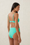 Balconette Bra Bikini Top, FRESH GREEN/BLANKET STITCH - alternate image 3