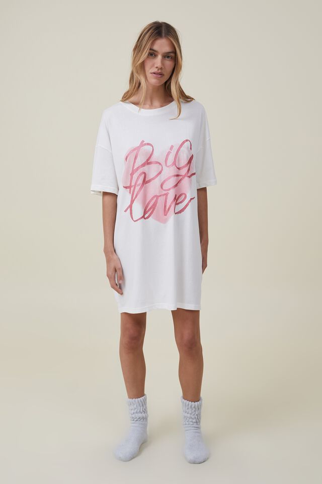 90S T-Shirt Nightie, BIG LOVE