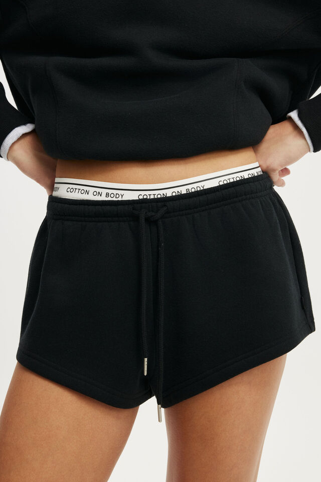 Plush Micro Short, BLACK