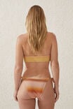Fixed Tie Side Brazilian Bikini Bottom, SIERRA OMBRE SUNRISE METALLIC - alternate image 3