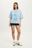 Active Graphic V-Neck Tee, CAMPUS BLUE/RETRO - example image 4