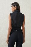 Colete - Reversible Lightweight Cropped Vest, BLACK - vista alternativa 3