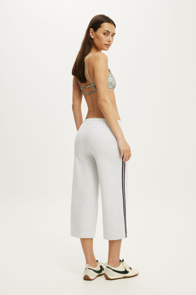 Sculpt Fleece Culotte, CLOUDY GREY MARLE