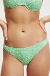 Full Bikini Bottom, GEORGETTE FLORAL GREENS - alternate image 2