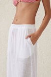 Beach Maxi Skirt, WHITE - alternate image 4