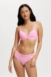 Everyday Lace Fixed Cup Wirefree Bra, PINK HEAVEN - alternate image 1