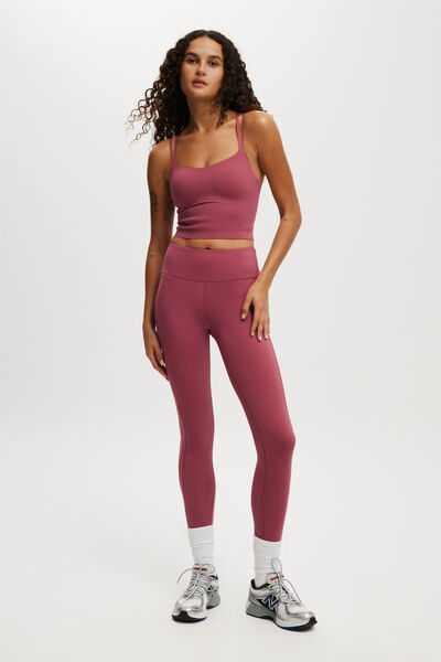 Ultra Luxe Mesh Panel 7/8 Tight, DRY ROSE