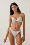 Balconette Bra Bikini Top, MISTY CLOUD METALLIC - alternate image 1