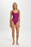Scoop Back One Piece Cheeky, CRUSHED BERRY SHIMMER - example image 4