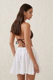 Hanky Hem Beach Mini Skirt, WHITE - alternate image 3