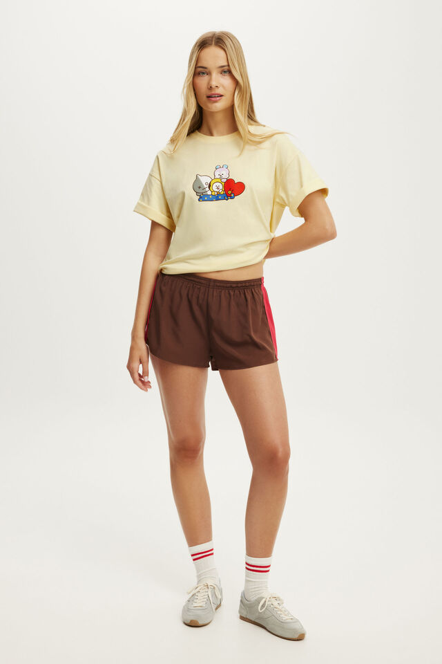 BT21 Active Graphic Tee, LCN BT21/LEMON ICING