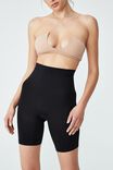 Smoother And Shaper High Waist Short, BLACK