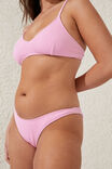 High Side Brazilian Seam Bikini Bottom, PINK FIZZ CRINKLE - alternate image 2