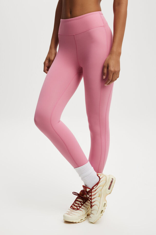 Ultra Luxe Mesh Panel 7/8 Tight- Asia Fit, RADIANT RASPBERRY