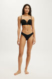 U Wire Strapless Push Up Bra, BLACK - example image 4