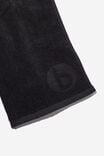 Plush Cotton Sweat Towel, BLACK - alternate image 2