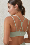 Strappy Sports Crop, GREEN CLOUD - alternate image 2