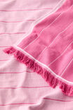 Lucia Lightweight Towel, SUNDRIED ROSE PINSTRIPE - example image 3
