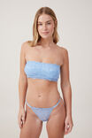 Butterfly Lace Padded Bandeau, DREAM CLOUD - alternate image 1
