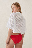 Crochet Beach Shirt, WHITE/CROCHET - alternate image 3