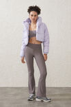 The Mother Puffer Wrap Cropped Jacket, LILAC LIGHT - alternate image 4