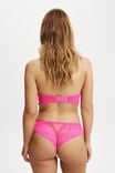 Holly Lace Cheeky Brief, CHARMING PINK - alternate image 3