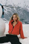 Polar Fleece Raglan Jacket, CHARGED RED/BWC - example image 1