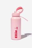 Grab And Go Drink Bottle 1L Personalised, CHERRY DREAM - alternate image 2