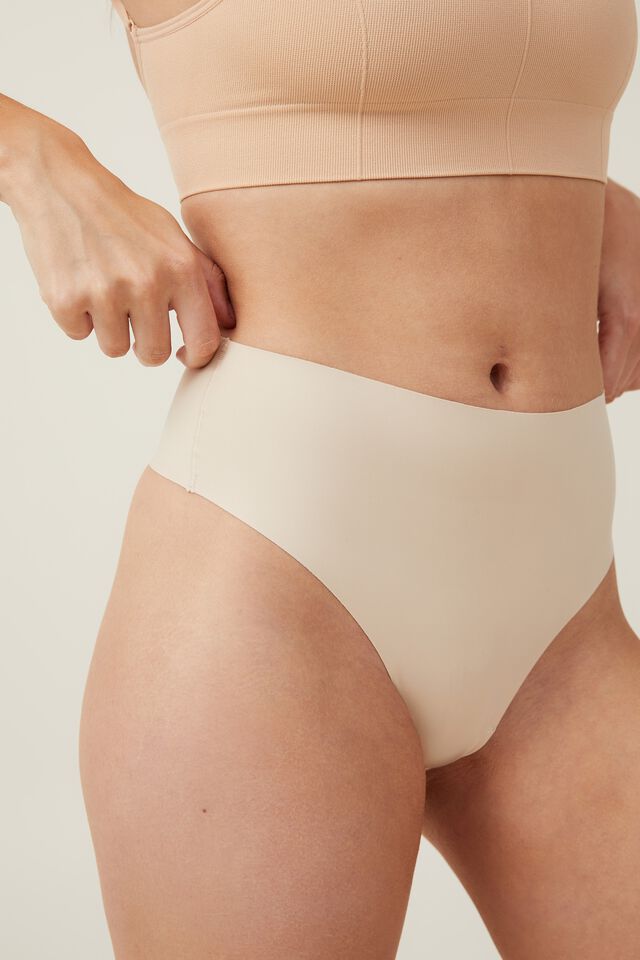 Seamless Women High-Waisted Physiological Anti-Leakage Thong