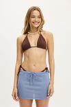 Isla Knit Mini Skirt, ROBBIA BLUE - example image 4