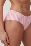 The Invisible Boyleg Brief, PINK GINGHAM - alternate image 2