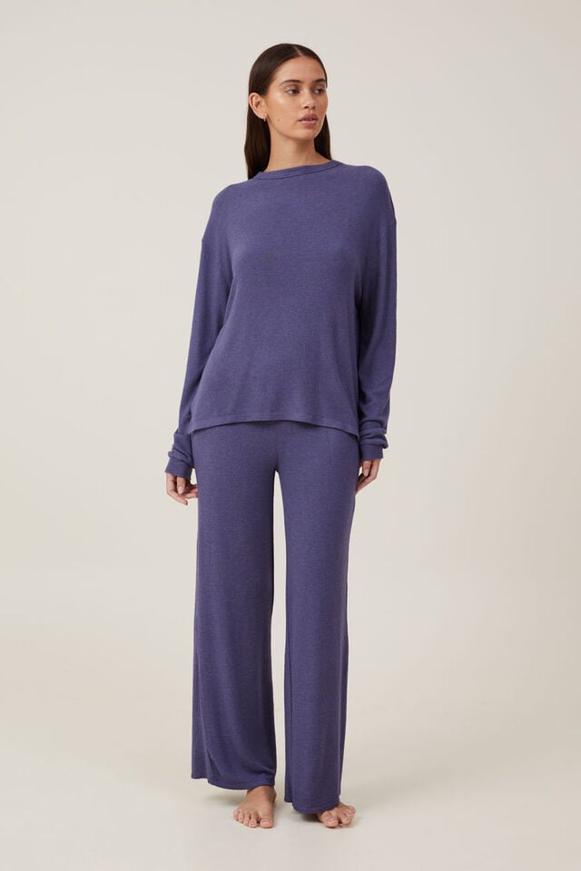 Super Soft Long Sleeve Top, MIDNIGHT RAIN