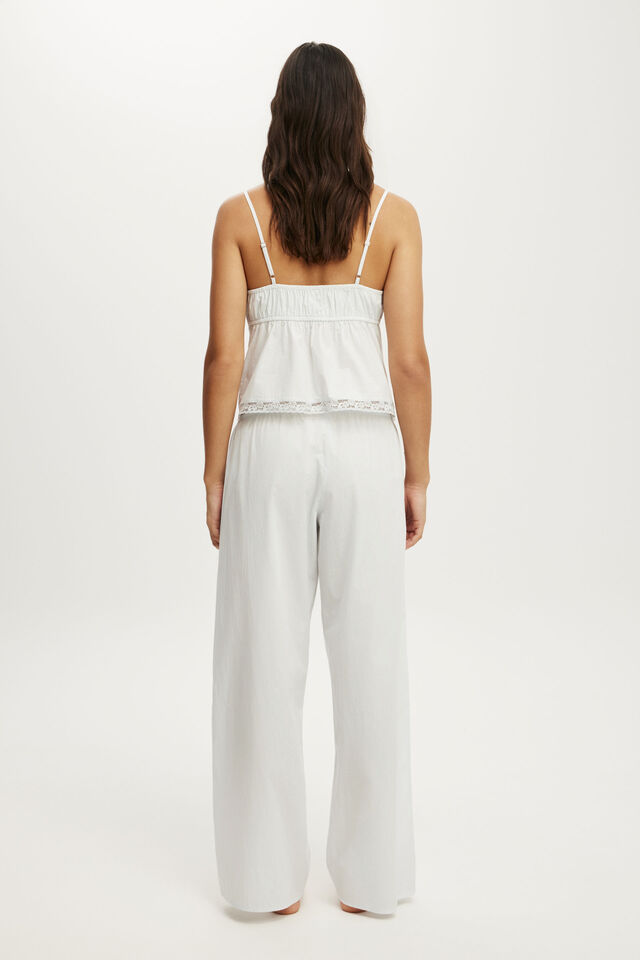 Cotton Soft Wide Leg Pant, CLOUD BLUE