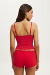 Dreamy Soft Tie Micro Short, CHEEKY CHERRY - example image 3
