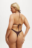 Slider Triangle Bikini Top, WILLOW BROWN SHIMMER - example image 3