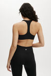 Ultra Soft Plunge Racer Crop, BLACK - alternate image 3